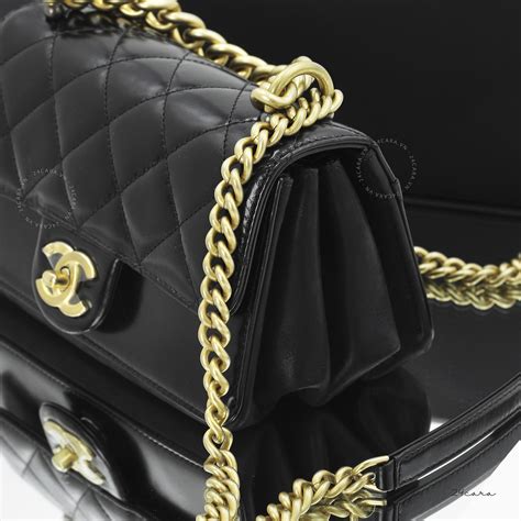 lambskin chanel flap bag